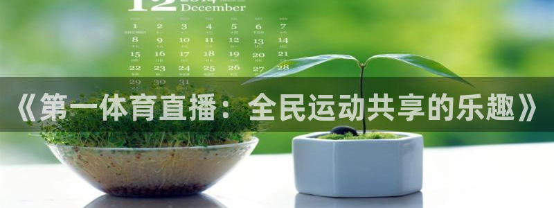 《第一体育直播：全民运动共享的乐趣》